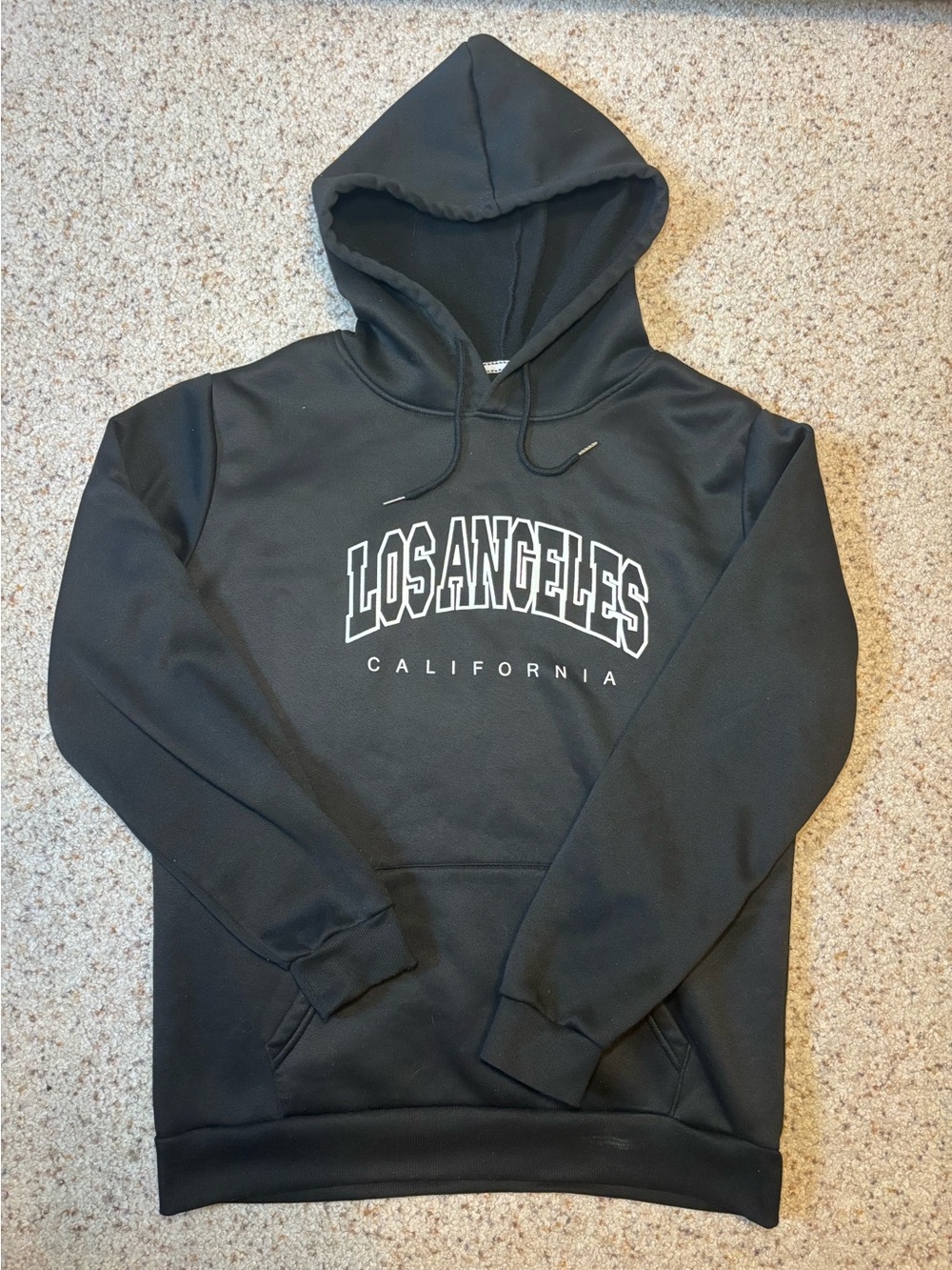 Black Los Angeles California Hooded Sweatshirt